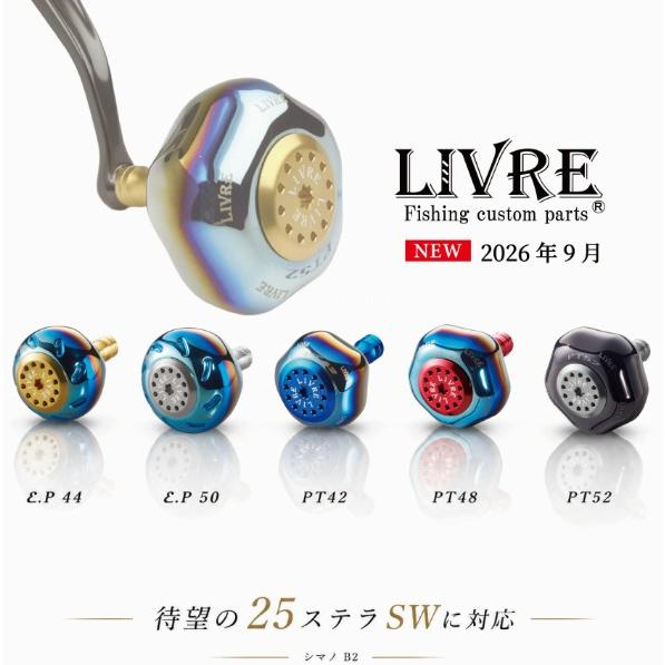 LIVRE（リブレ） PT42 1個 ファイヤー ブラウンIP カスタムノブ SW対応