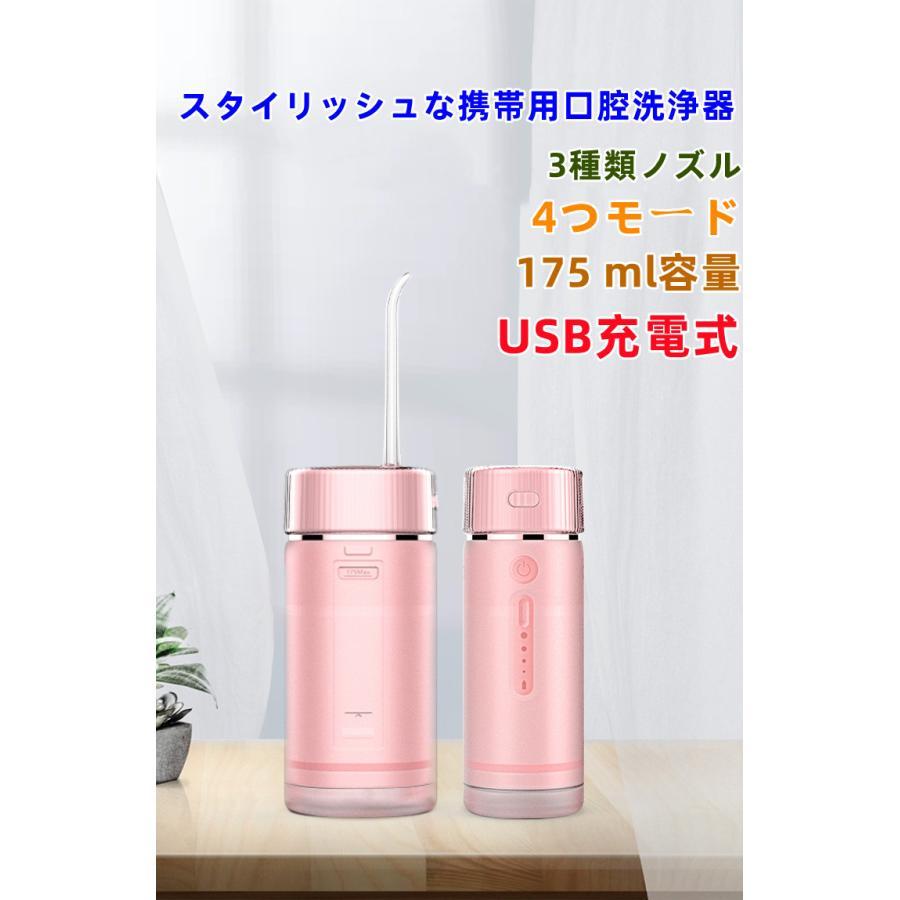 2025最新版 携帯用電動式口腔洗浄器 ジェットウォッシャー 口腔洗浄機 