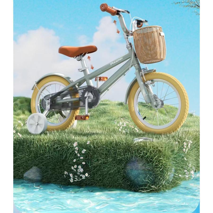 2023新品！ 子供の日プレゼント 自転車 子供用 12インチ 14インチ 16インチ 超軽量 補助輪付属 おしゃれインチ 男の子 女の子 14インチ 16インチ サイズ 推奨年齢/身長