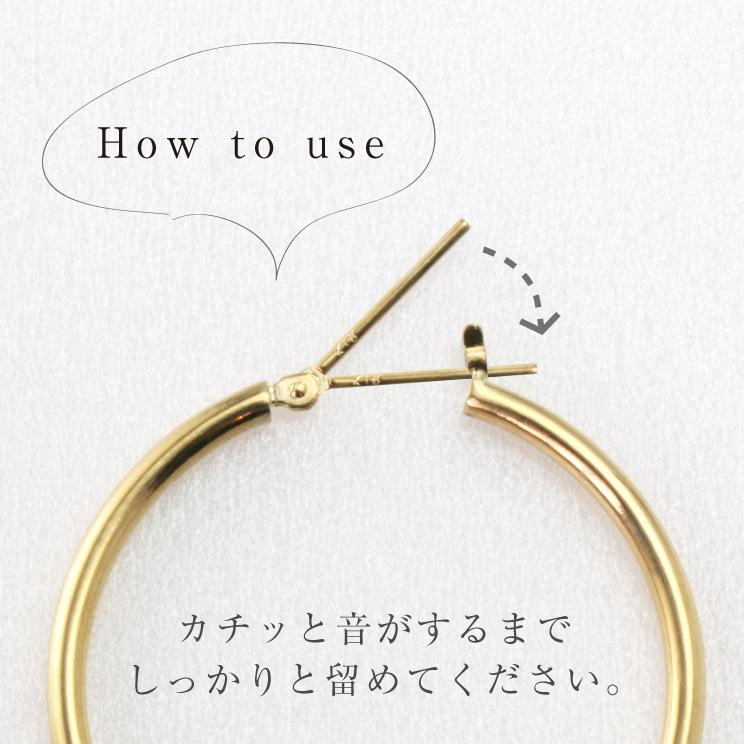 フープピアス18金 2mm×50mm パイプ 輪っかピアス 両耳用 １ペア シンプル 直径50mm 大きい レディース 定番ピアス ピヤス ぴあす 爆買の画像