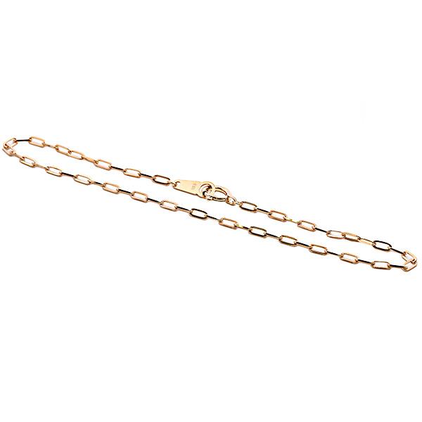 18金 小豆 ブレスレット 18k ゴールド チェーン 18cm ブレス 女性 男性 アズキブレス 地金 K18 爆買の画像