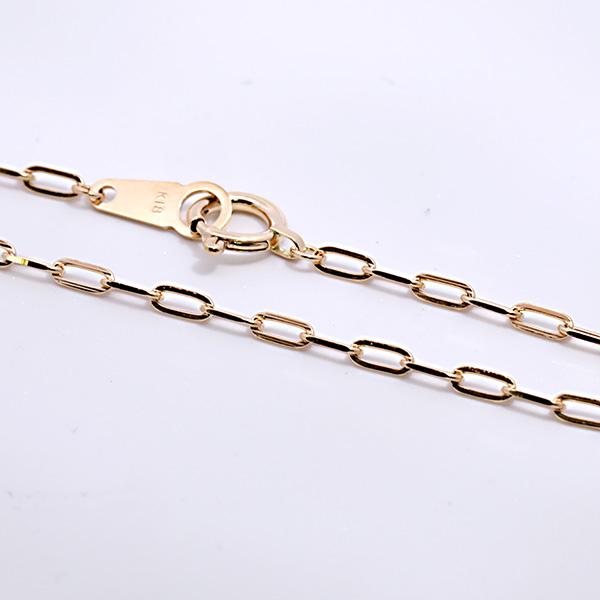 18金 小豆 ブレスレット 18k ゴールド チェーン 18cm ブレス 女性 男性