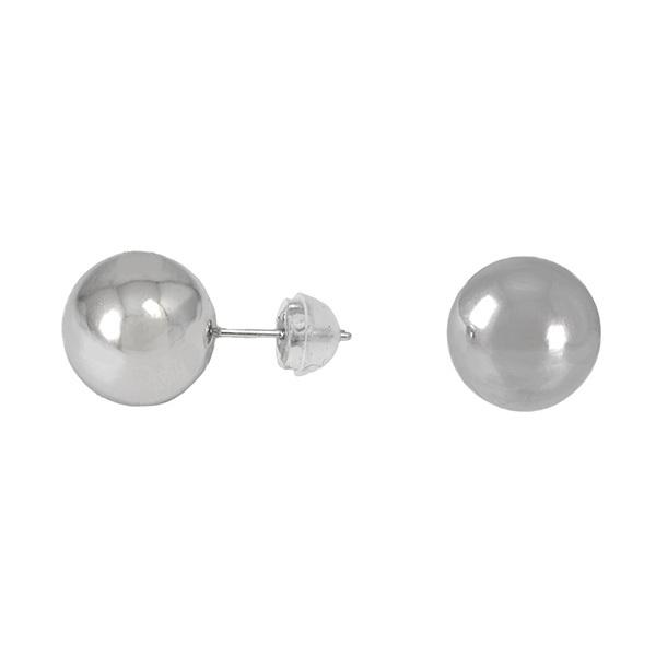 ピアス プラチナ 丸玉ピアス 10mm 大ぶりピアス PT900 シンプル ボール 男女兼用 ピヤス ぴあす ボール 爆買の画像