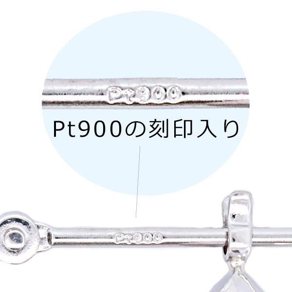 ぷっくり 月甲ピアス PT900 3mm×15mm 小さめ プラチナ 地金ピアス 両耳 ムーン 三日月 ピアス 月 リング フープピアス ピヤス ぴあす 爆買の画像