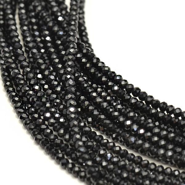 ブラックスピネルネックレス ブラックダイヤを連想させるA級品の ブラックスピネルネックレス ブラックダイヤを連想させるA級品の