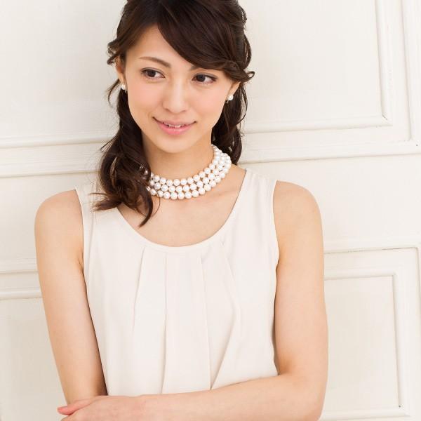 高品質淡水真珠 大粒超ロングラリエットネックレス 160cm 10mm