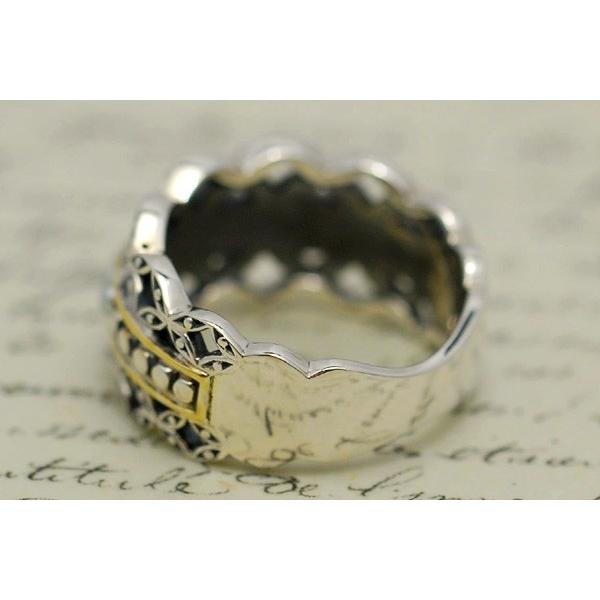 碌山 シードパールリング 和デザイン 七宝文様 RP 704R0023-1