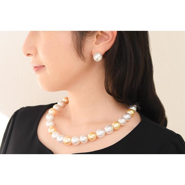 希少✧白蝶真珠ピアス✧蓮 WALNUT K18白蝶真珠バロック【13㎜】ピアスG4729 | WALNUT