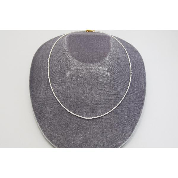 極小 淡水真珠 ケシパール ネックレス ホワイト/グレー ペンダント