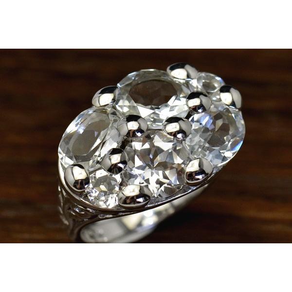 碌山 ホワイトトパーズ リング RP 502R0526-WTF : ルコリエYahoo!店