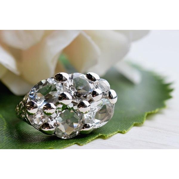 碌山 ホワイトトパーズ リング RP 502R0526-WTF : ルコリエYahoo!店