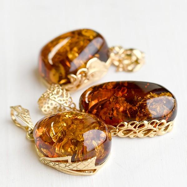 大粒 琥珀 アンバー チャーム K10など 琥珀 K18 トップ 天然琥珀 一点
