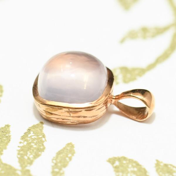 スクエアカボション 選べる天然石ペンダントトップ ぷるんとキュートな