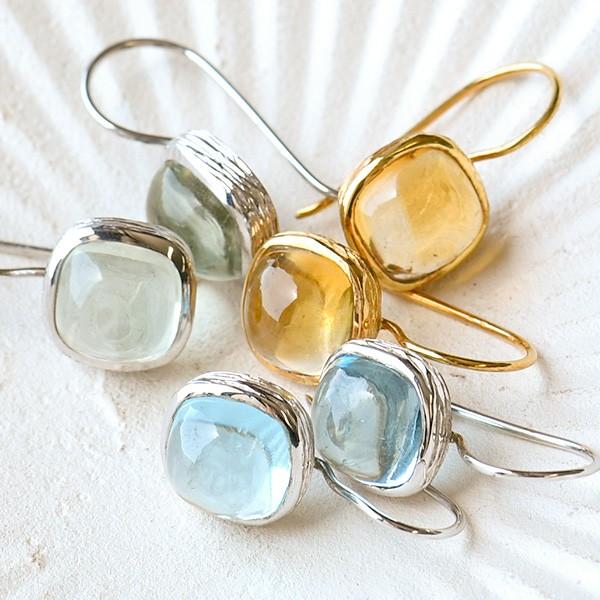 一点物 天然石 ハンドメイドブレス 雪柱 ガーデンクォーツ デザイン