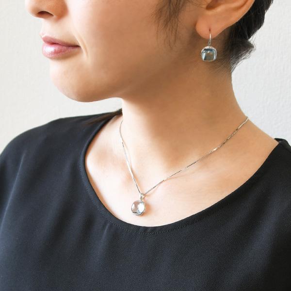 スクエアカボション 選べる天然石 ペンダントトップ ぷるんとキュート