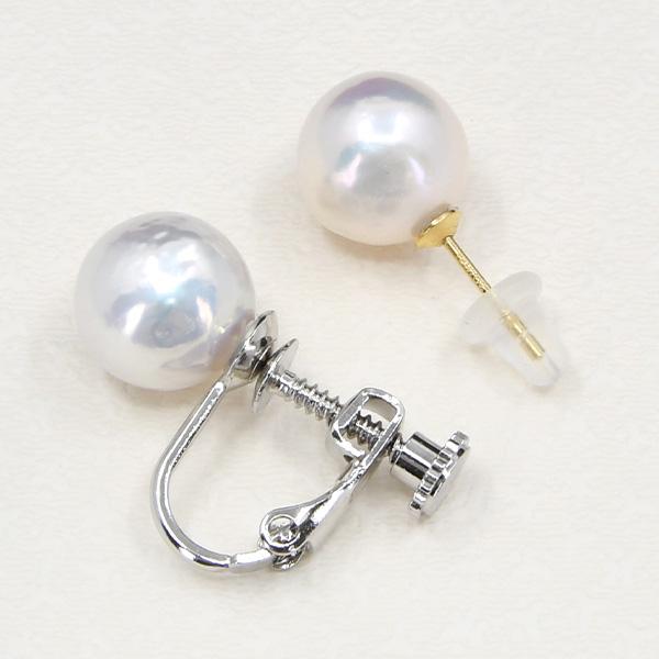 ☆❤️ どんぐり　木製　淡水パール　パール　秋　ピアス　イヤリング 極てり 10mm バロック 淡水真珠 ピアス/イヤリング K14GF メタリックな