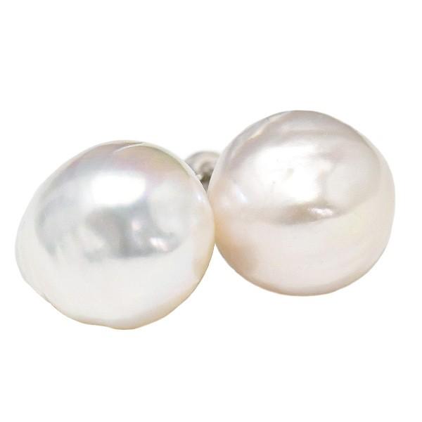 15mm バロック 淡水真珠 ピアス/イヤリング K18 K14 SV925 希少 15mm バロック 淡水真珠 ピアス/イヤリング K18 K14 SV925 希少