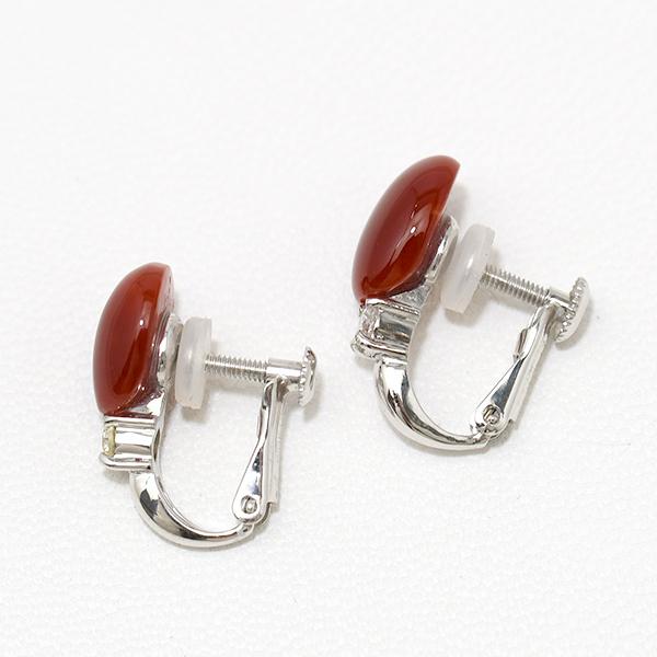 血赤珊瑚 ダイヤモンド ピアス/イヤリング K18 K14 WG 深い極上カラー