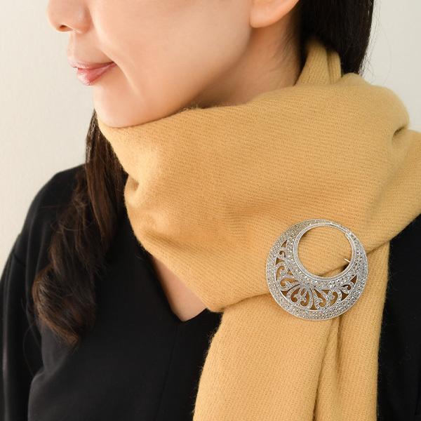 碌山 マルカジット ブローチ　目を見張る緻密な細工！ RP 202C0045の画像