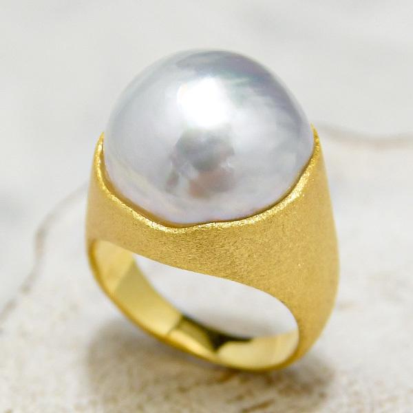 本真珠南洋白蝶真珠シルバーとゴールド「鳥と枝」s925リングY888 本真珠南洋白蝶真珠ゴールド 「鳥と枝」s925リングY891