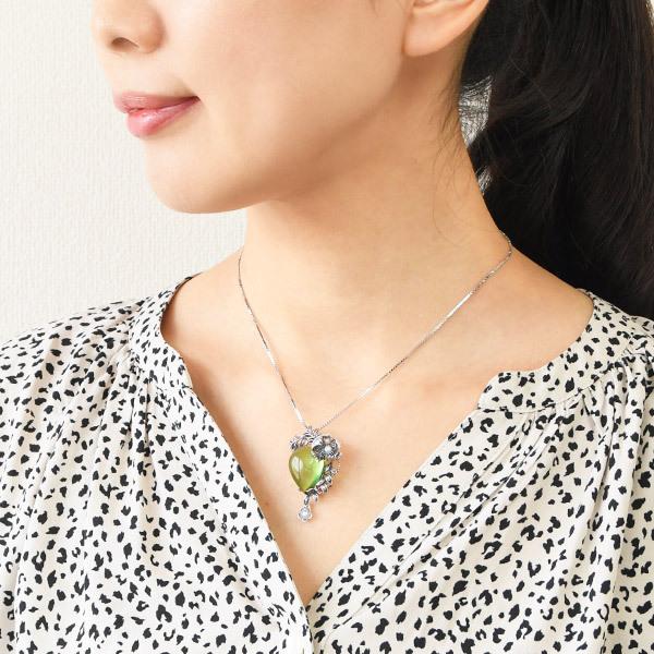 碌山 ウィリアムモリス コンプトン ドロップ 琥珀 ブローチペンダント