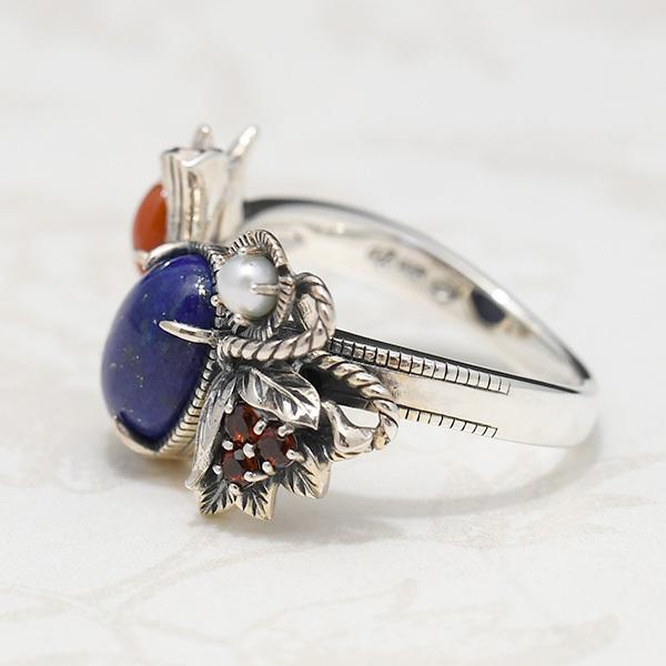 碌山ウィリアムモリスリング 楽天市場】碌山 ウィリアムモリス オーク アクアマリン リング