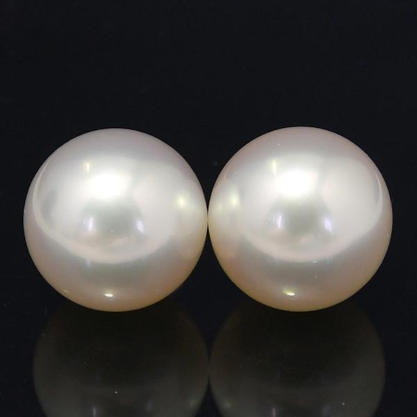 12mm 白蝶真珠 ピアス イヤリング 鑑別書付き K18 K14 SV925 耳元