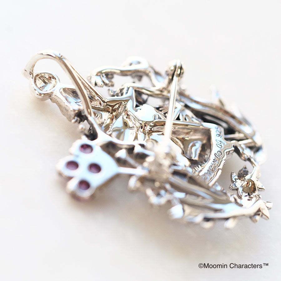 40／50年代ムーミンフローレンアンティークブローチピン黄銅
