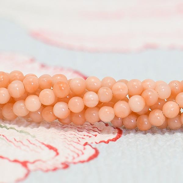 本珊瑚　6連　ネックレス 本珊瑚6連ネックレス