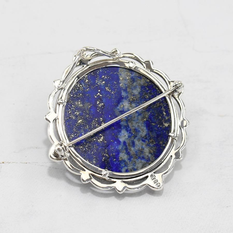 ラピスラズリ　ペンダント　ネックレス　ゴッホ　星月夜　ブローチ ラピスラズリ ペンダント ネックレス ゴッホ 星月夜 ブローチ