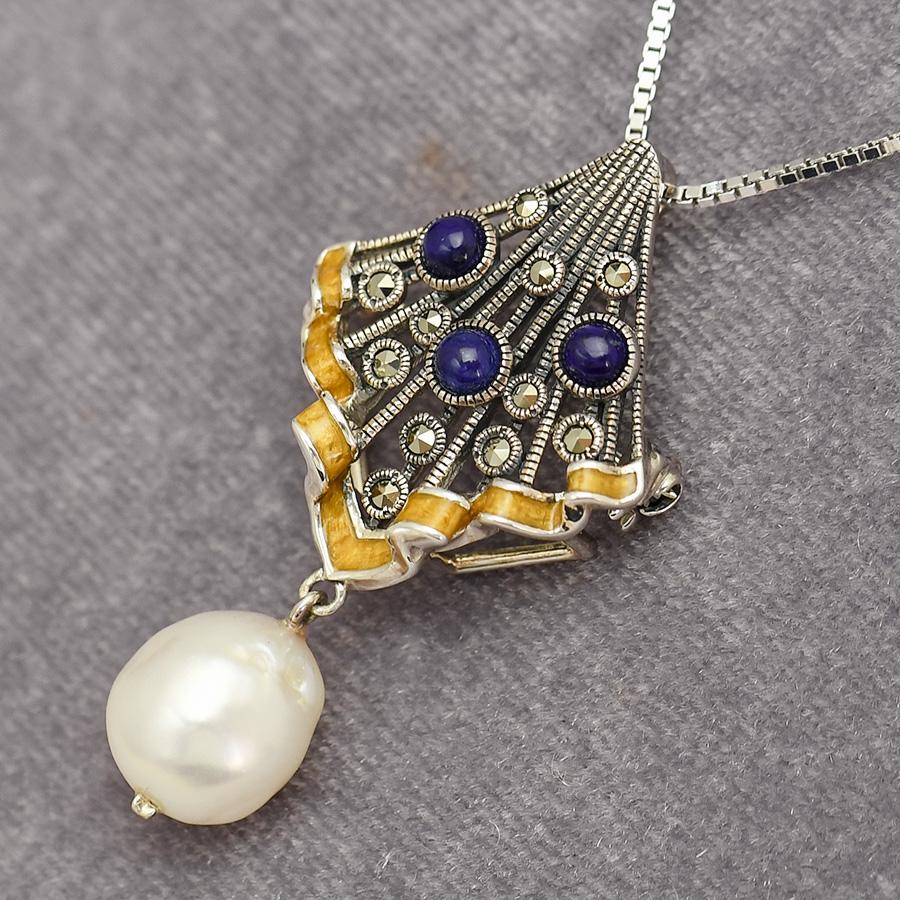 碌山 フェルメール 真珠の耳飾りの少女 ブローチペンダント : ルコリエ