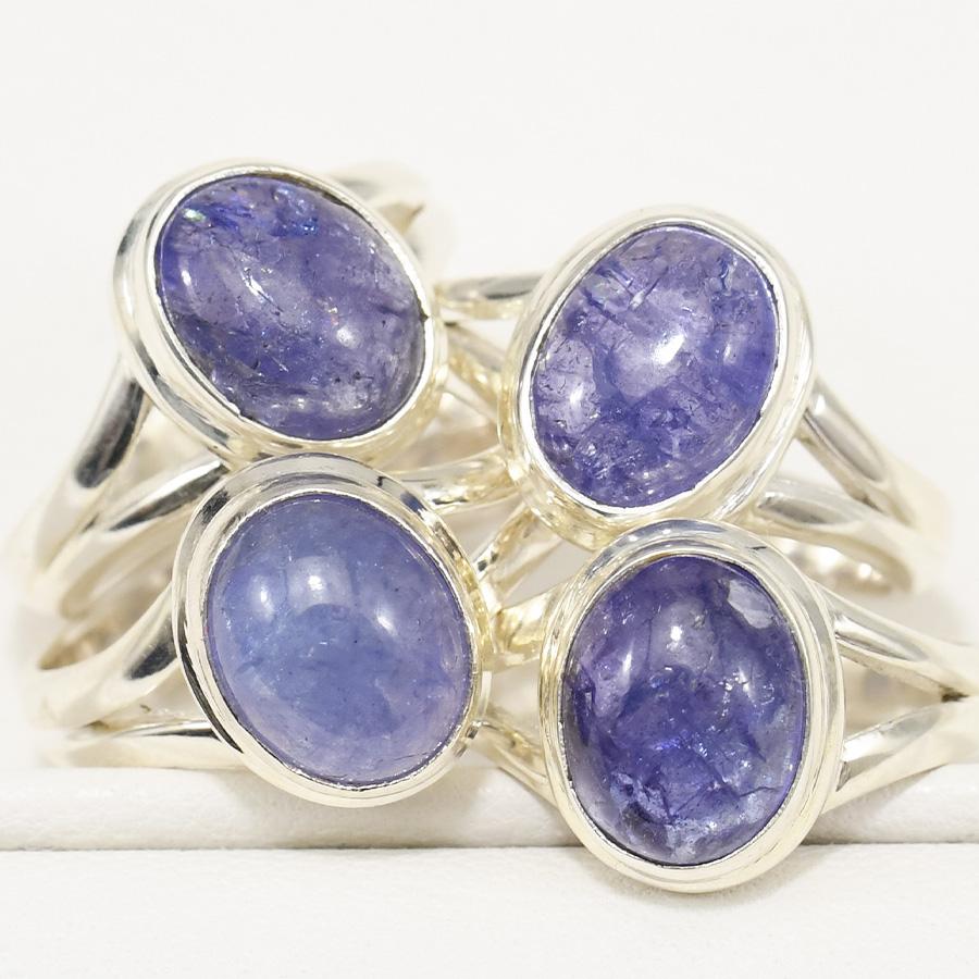 K18YG タンザナイト カボション リング K18YG タンザナイト カボション リング