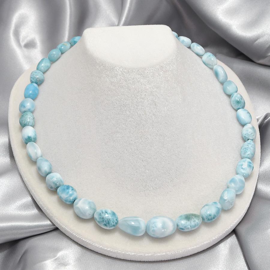 ラリマー ネックレス 海を想わせる美しきブルー KB12 : ルコリエYahoo