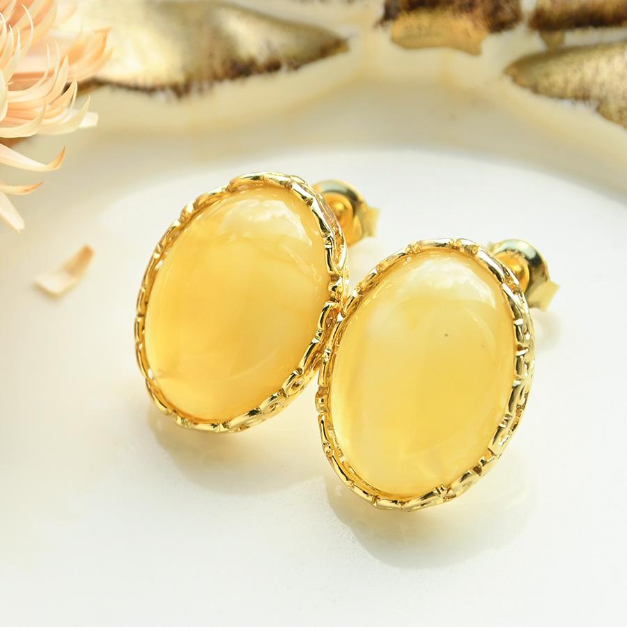 天然琥珀 ロイヤルアンバー バタースコッチヴィンテージリング