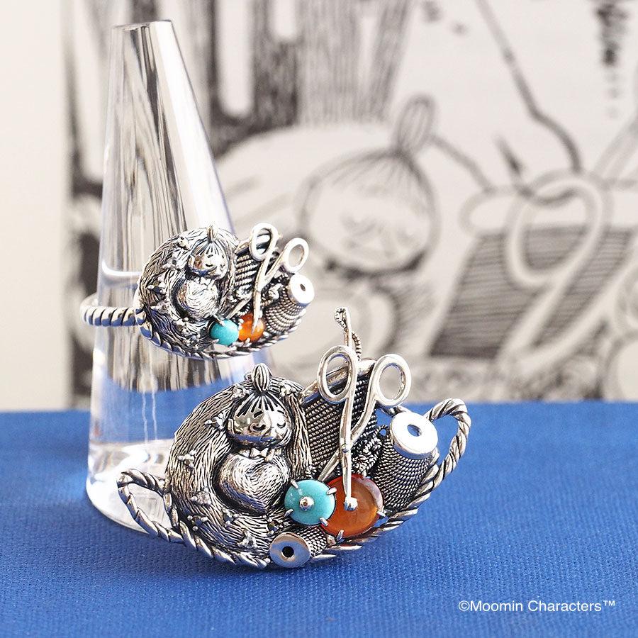 MOOMIN（ムーミン） 碌山 おやすみリトルミイ ブローチペンダント 公式