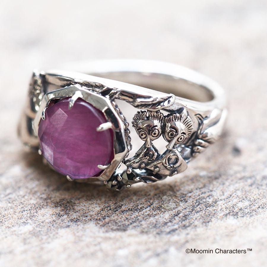 MOOMIN（ムーミン） 碌山 ムーミンとルビー リング 公式 ムーミン×碌山