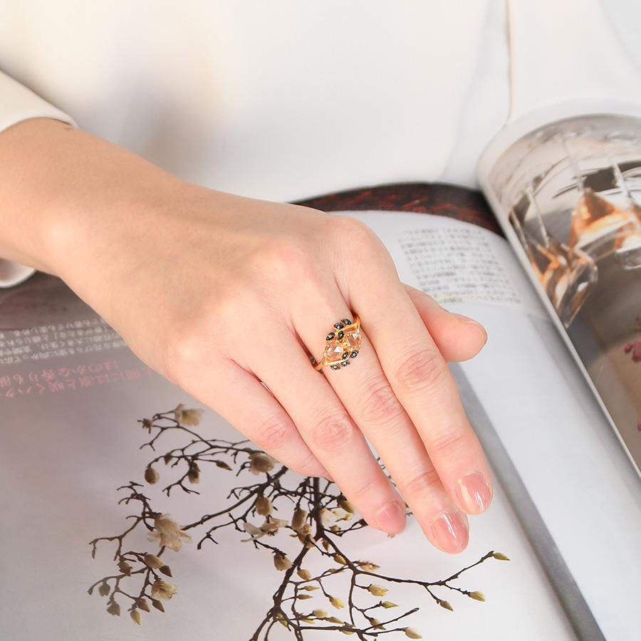 碌山 FATRAS トワエモアリング Toi et Moi Ring 802R0070-GP