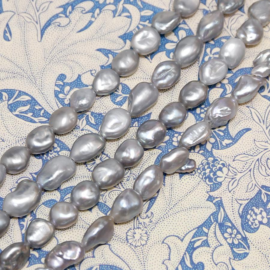 バロック 真珠 パール 淡いグレー系 上品 清楚 ペンダントトップ アンティーク バロック 真珠 パール 淡いグレー系 上品 清楚 ペンダントトップ