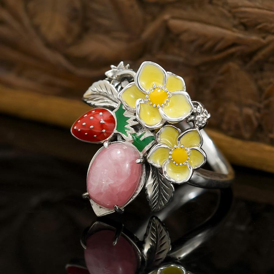 碌山 インカローズ オランダイチゴ リング ルドゥーテ プチボヌール RP