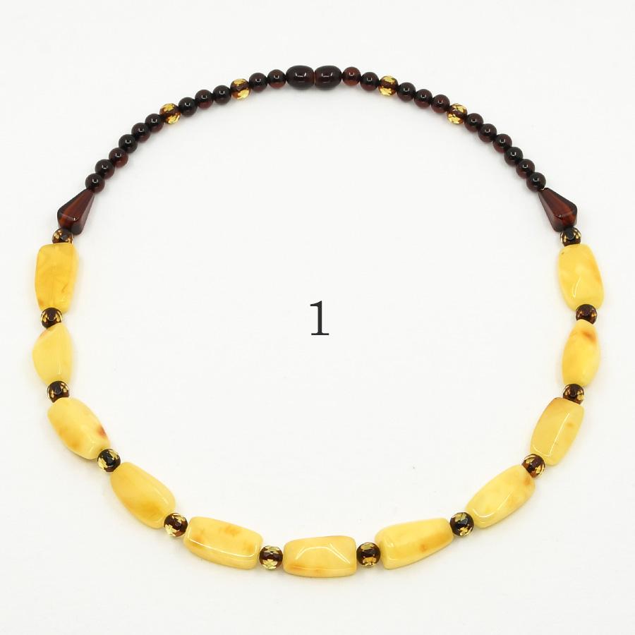 琥珀ネックレス　コニャックアンバー マルチカラー 琥珀 ネックレス ロイヤルアンバー コニャックアンバー