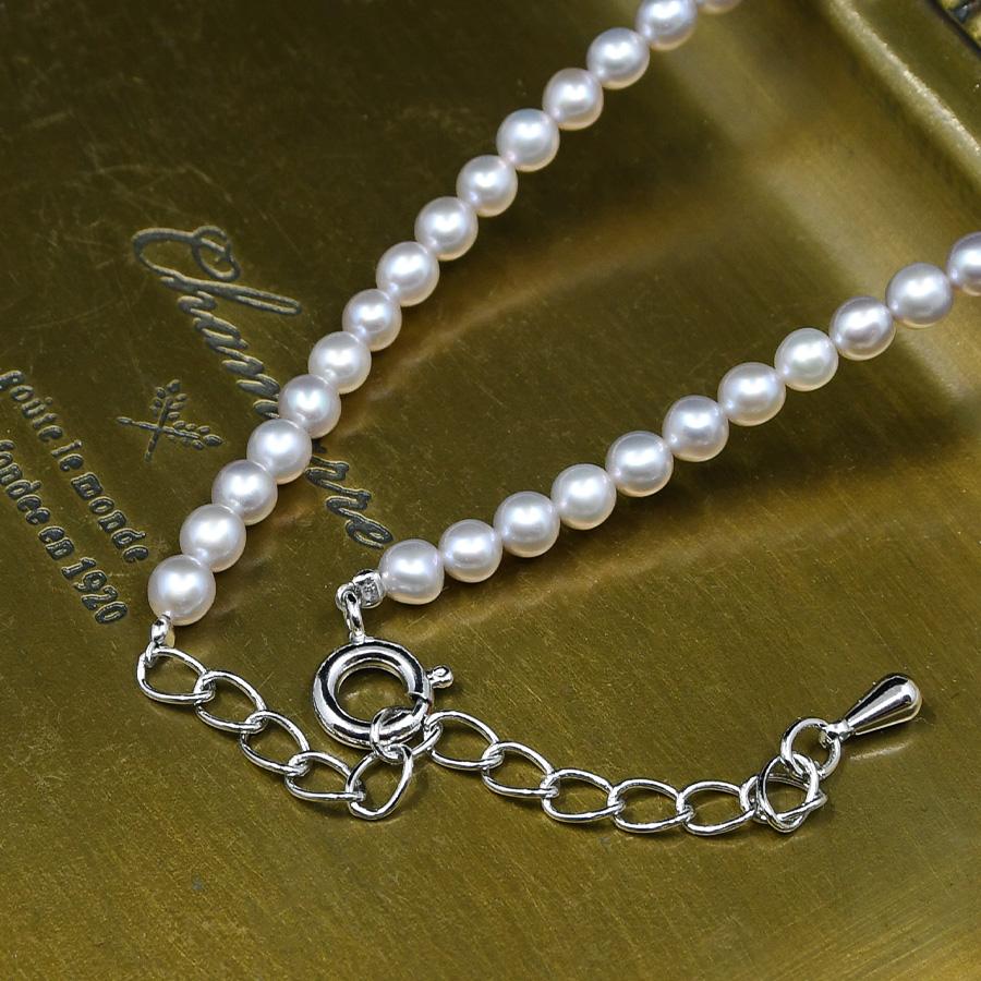 特級 グレー ベビーパール ネックレス 3.5-4mm 淡水真珠 : ルコリエ