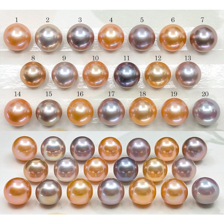 10mm ナチュラルカラー 淡水真珠 リング 個性豊か選り抜き大珠パール