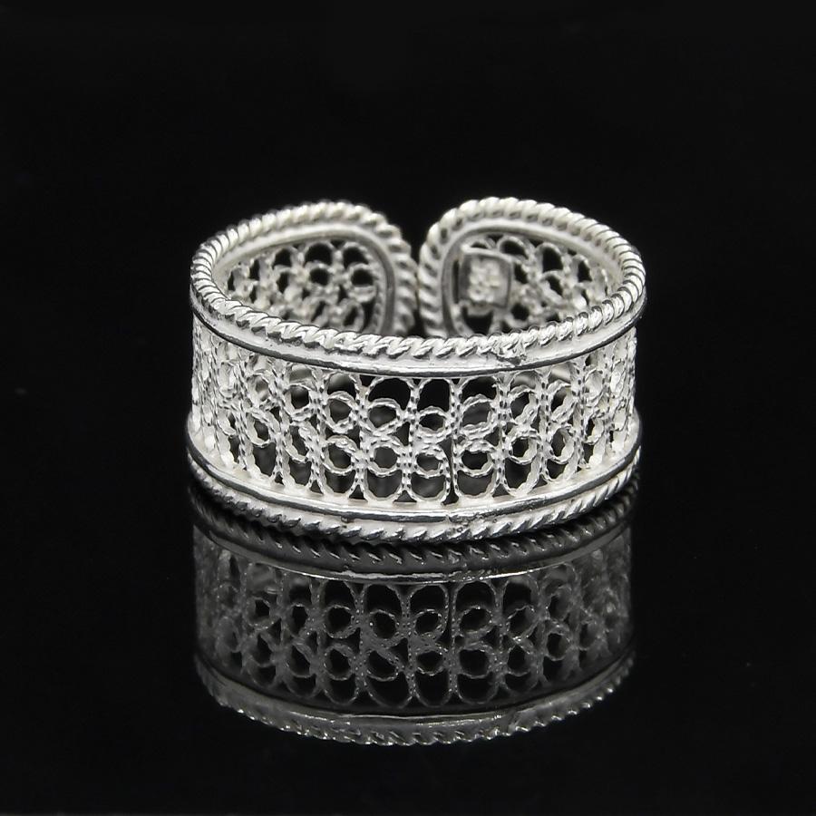 フィリグリー フリーサイズ リング　美しい手仕事の繊細な銀線細工 ジョグジャカルタ KA79 YA220671 |  | 04