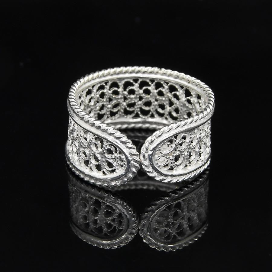 フィリグリー フリーサイズ リング　美しい手仕事の繊細な銀線細工 ジョグジャカルタ KA79 YA220671 |  | 06