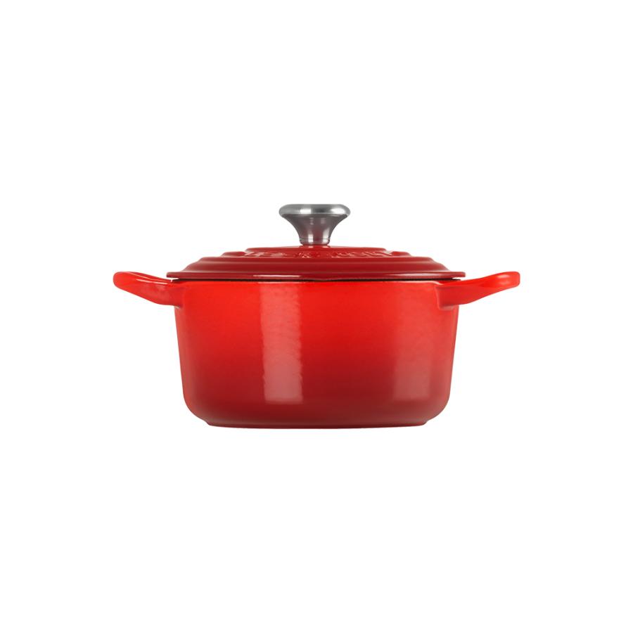 LE CREUSET - 新品 未使用 ルクルーゼ ココットロンド 22cm レッド 圧力鍋 結婚祝い Le Creuset ル・クルーゼ 公式 ルクルーゼ 鍋 IH IH対応 両手鍋