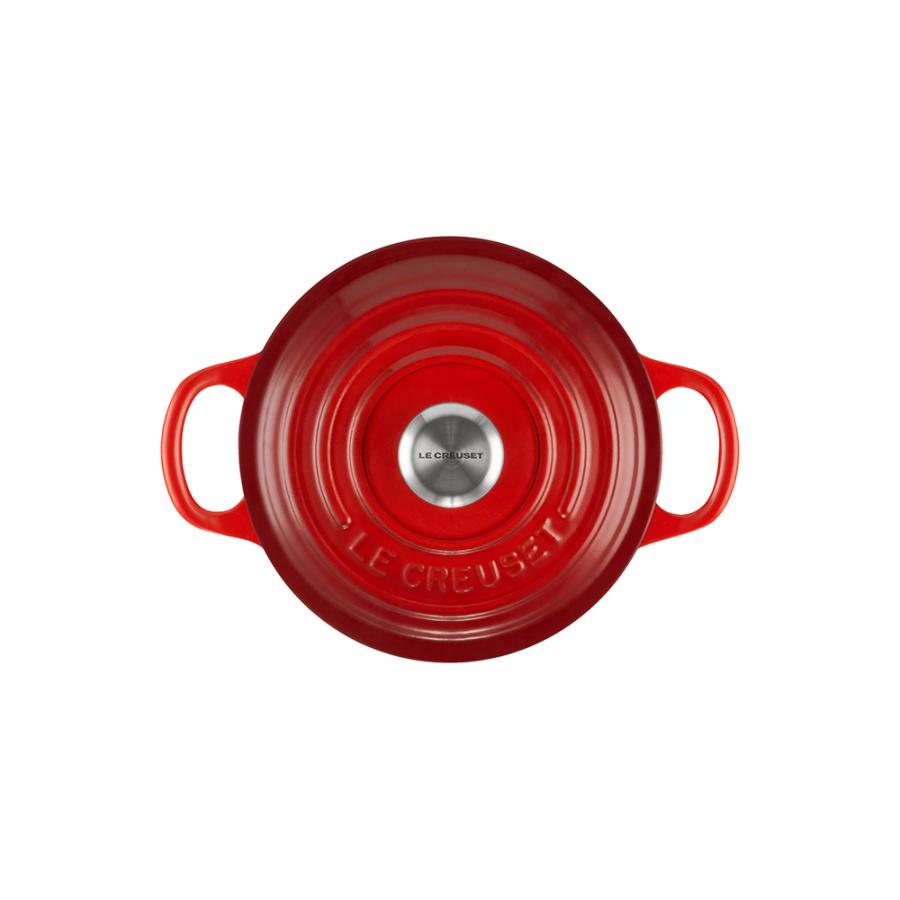 LE CREUSET 赤 バーガンディ 鋳鉄 両手鍋 14cm Le Creuset ル・クルーゼ 公式 ルクルーゼ 鍋 IH IH対応 両手鍋