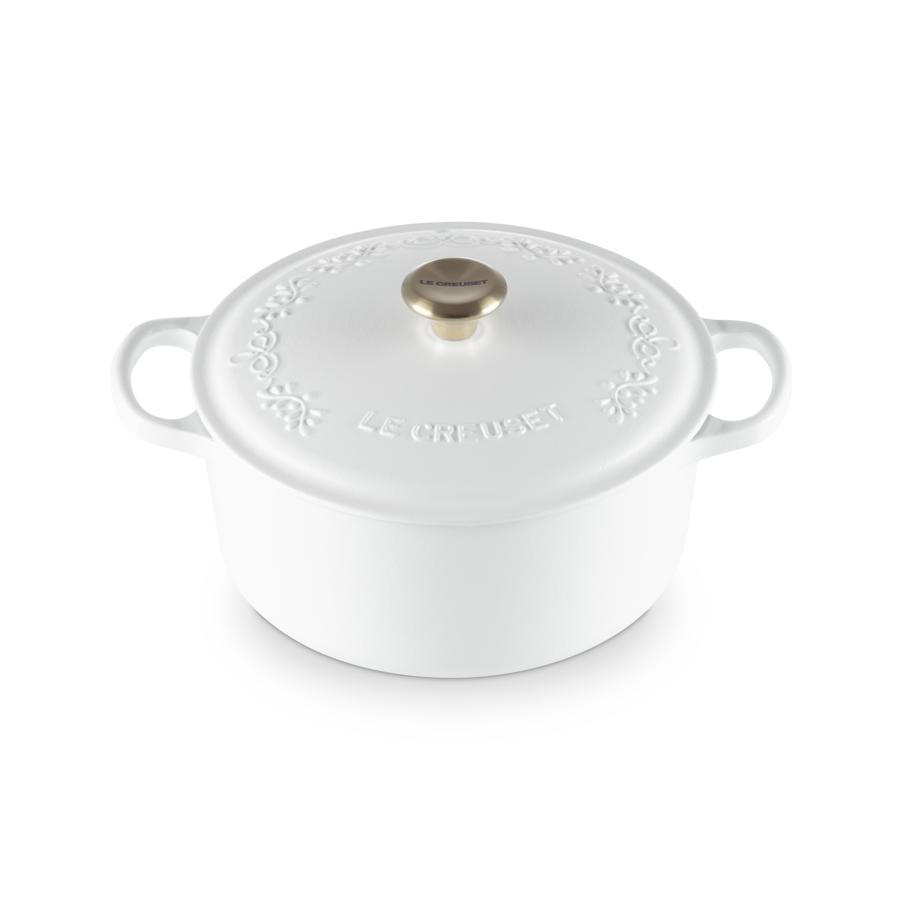 LE鍋　ル.クルーゼ　24cmホワイト鍋 LE CREUSET（鍋/フライパン ・ ホワイト/白色系）のフリマアイテム一覧