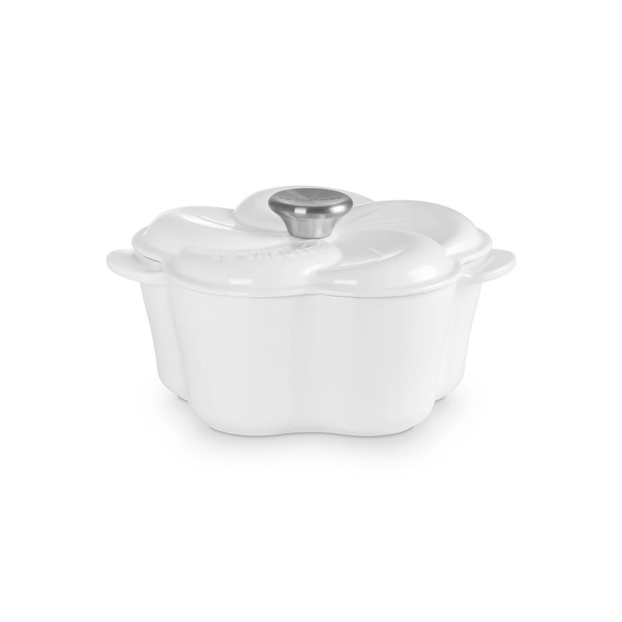 LE CREUSET ホワイト 両手鍋 20cm ル・クルーゼ 両手鍋 20cm ホワイト 