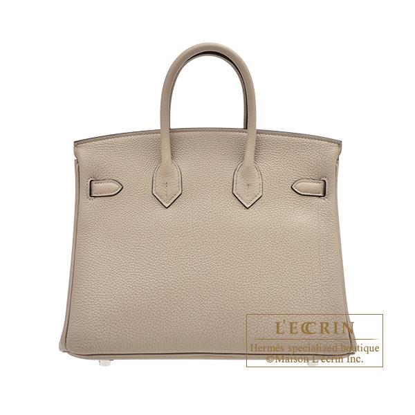 Birkin エルメス バーキン25 トゥルティエールグレー トゴ シルバー