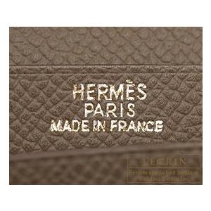 HERMES（エルメス） ベアンスフレ エトゥープ ヴォーエプソン ゴールド